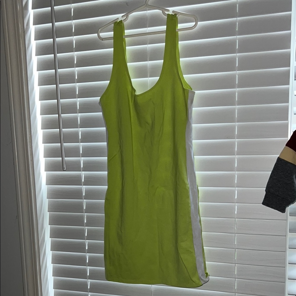 Forever 21 Green Sleeveless Mini Dress